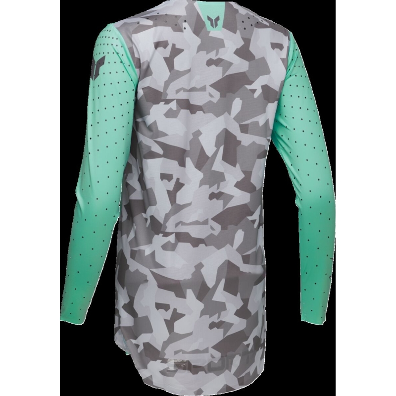 MAILLOT CROSS FEMME THOR SPORT SHADOW TEAL VERT