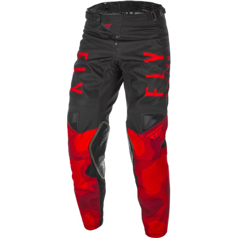 PANTALON FLY KINETIC K221 2021 ROUGE/NOIR Pantalon moto cross enfant