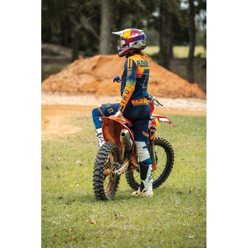 PANTALON MOTOCROSS THOR SPORTMODE GEO BLEU FONCÉ