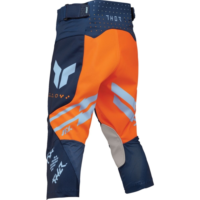 PANTALON MOTOCROSS ENFANT THOR LAUNCHMODE FUTURA BLEU FONCÉ