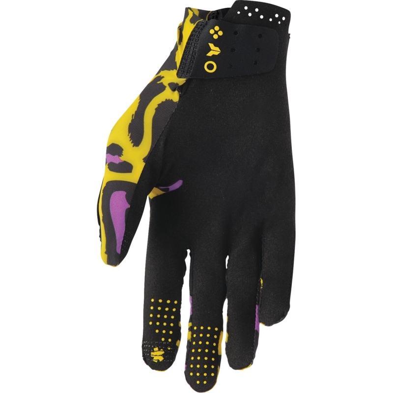GANTS CROSS THOR SPORTMODE CHEETAH JAUNE