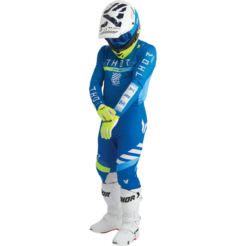 PANTALON CROSS THOR SPORTMODE SYNTH BLEU
