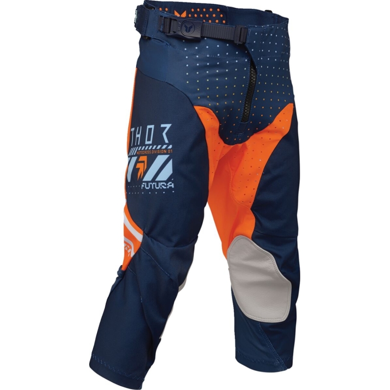 PANTALON MOTOCROSS ENFANT THOR LAUNCHMODE FUTURA BLEU FONCÉ
