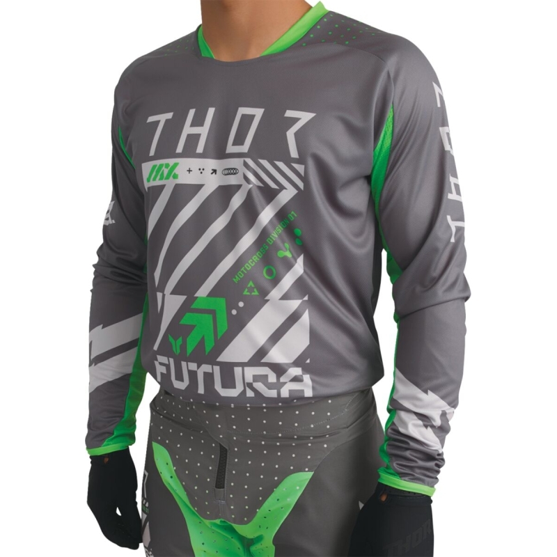 MAILLOT THOR LAUNCHMODE FUTURA GRIS FONCÉ