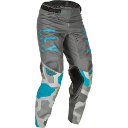 PANTALON FLY KINETIC K221 2021 GRIS/BLEU Pantalon moto cross enfant