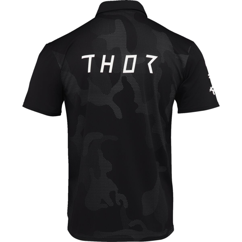 T-SHIRT MOTOCROSS THOR CORPO NOIR
