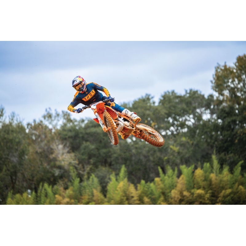 MAILLOT MOTOCROSS THOR SPORTMODE GEO BLEU FONCÉ