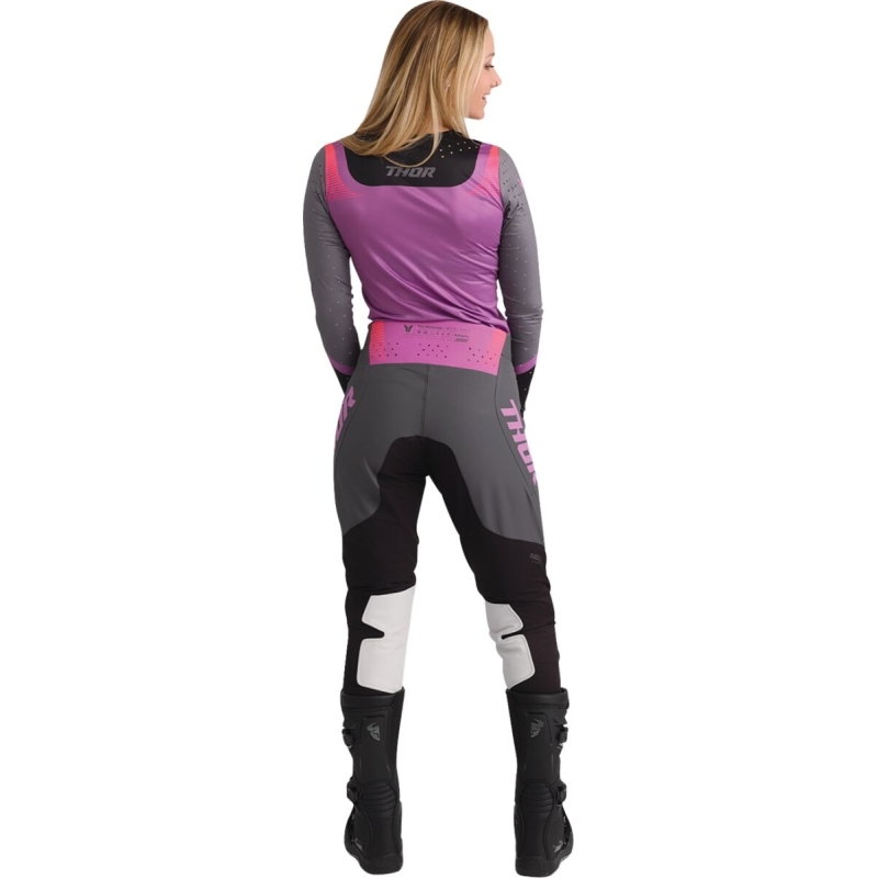 MAILLOT CROSS FEMME THOR SPORTMODE VELOCITY ROSE