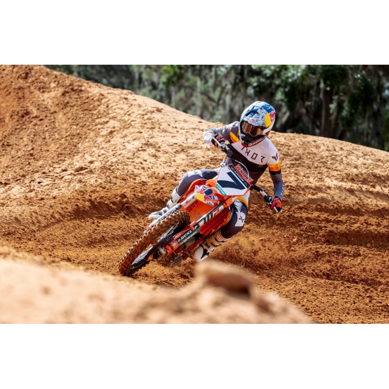 MAILLOT MOTOCROSS THOR SPORTMODE LEAGUE GRIS FONCÉ