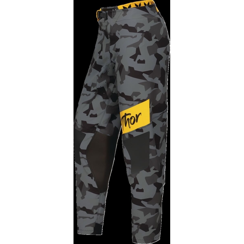 PANTALON MOTOCROSS FEMME THOR SPORT SHADOW NOIR