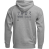 SWEATSHIRT À CAPUCHE THOR STAMP GRIS FONCÉ