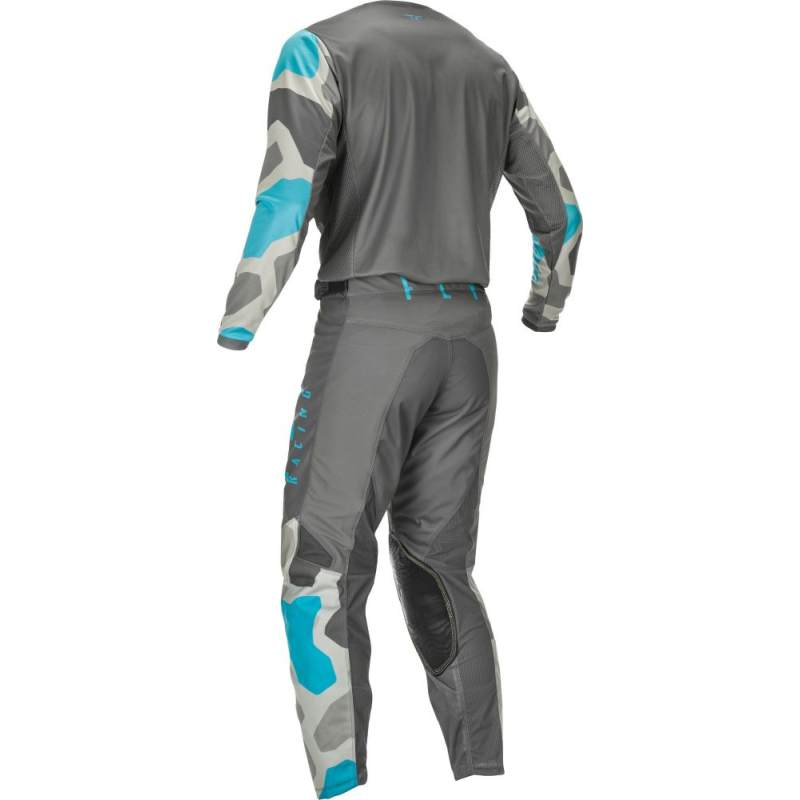 PANTALON FLY KINETIC K221 2021 GRIS/BLEU Pantalon moto cross enfant