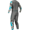 PANTALON FLY KINETIC K221 2021 GRIS/BLEU Pantalon moto cross enfant