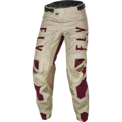 PANTALON FLY KINETIC K221 2021 STONE/BERRY Pantalon moto cross enfant