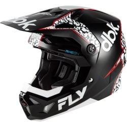 CASQUE MOTOCROSS FLY RACING FORMULA CP DBK NOIR/BLANC/ROUGE