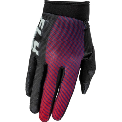 GANTS MOTOCROSS FLY RACING ENFANT F-16 NOIR/ROUGE/VIOLET