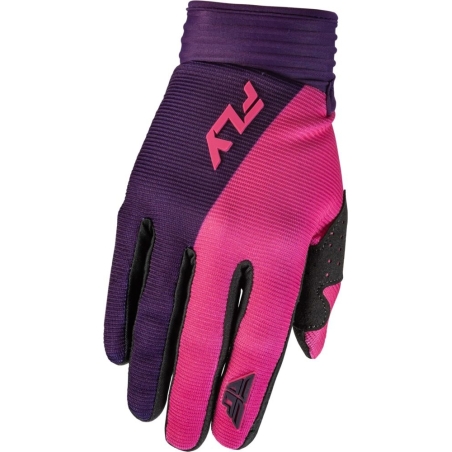 GANTS MOTOCROSS FLY RACING F-16 ROSE/MAUVE