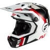 CASQUE CROSS FLY RACING FORMULA CP SEAL BLANC/NOIR/ROUGE