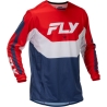 MAILLOT MOTOCROSS FLY RACING KINETIC ROUGE/BLANC/BLEU