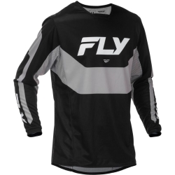MAILLOT MOTOCROSS FLY RACING KINETIC NOIR/GRIS