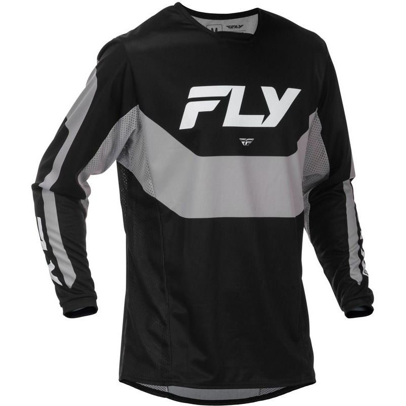 MAILLOT MOTOCROSS FLY RACING KINETIC NOIR/GRIS