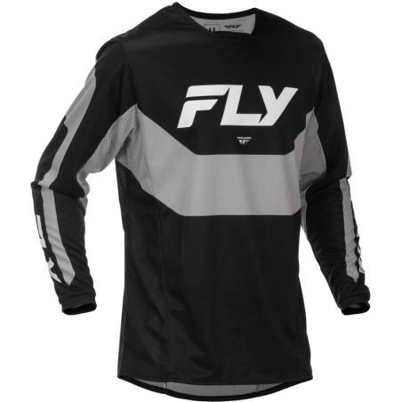 MAILLOT MOTOCROSS FLY RACING KINETIC NOIR/GRIS