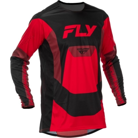 MAILLOT MOTOCROSS FLY RACING LITE NOIR/ROUGE