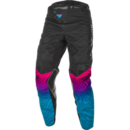 PANTALON FLY KINETIC S.E. NOIR/ROSE/BLEU Pantalon moto cross