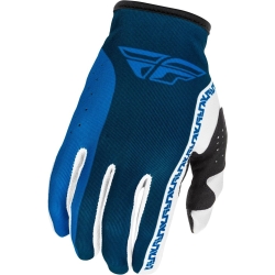 GANTS MOTOCROSS FLY RACING LITE BLEU/BLANC