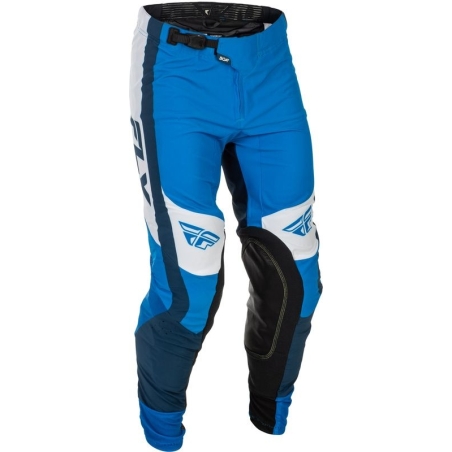 PANTALON MOTOCROSS FLY RACING LITE BLEU/BLANC