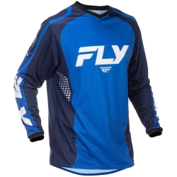 MAILLOT MOTOCROSS FLY RACING F-16 BLEU/DARK BLEU/BLANC