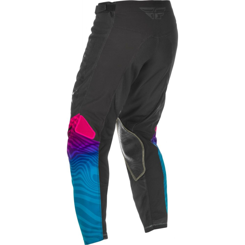 PANTALON FLY KINETIC S.E. NOIR/ROSE/BLEU Pantalon moto cross