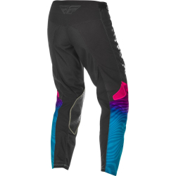 PANTALON FLY KINETIC S.E. 2021 NOIR/ROSE/BLEU Pantalon moto cross