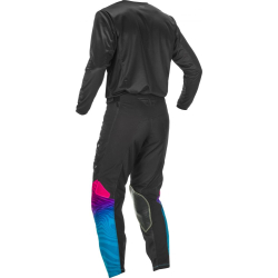 PANTALON FLY KINETIC S.E. 2021 NOIR/ROSE/BLEU Pantalon moto cross