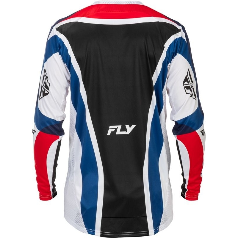MAILLOT MOTOCROSS FLY RACING LITE GLORY EDITION SPECIALE ROUGE/BLANC/BLEU