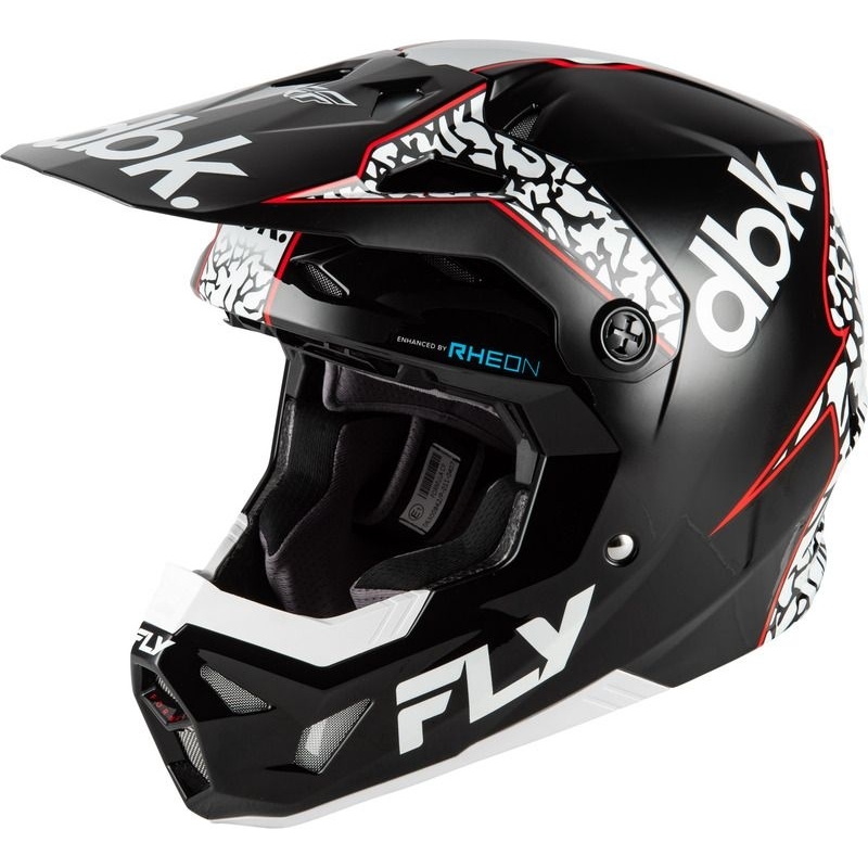 CASQUE MOTOCROSS FLY RACING FORMULA CP DBK NOIR/BLANC/ROUGE
