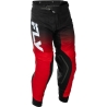 PANTALON MOTOCROSS FLY RACING EVOLUTION DST ROUGE/NOIR/BLANC