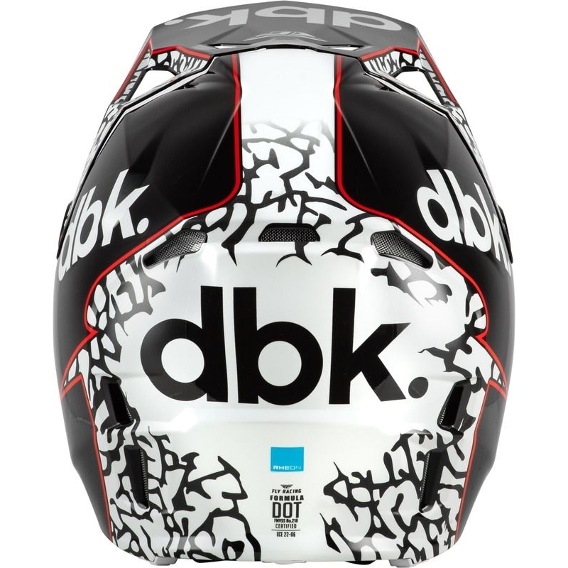 CASQUE MOTOCROSS FLY RACING FORMULA CP DBK NOIR/BLANC/ROUGE