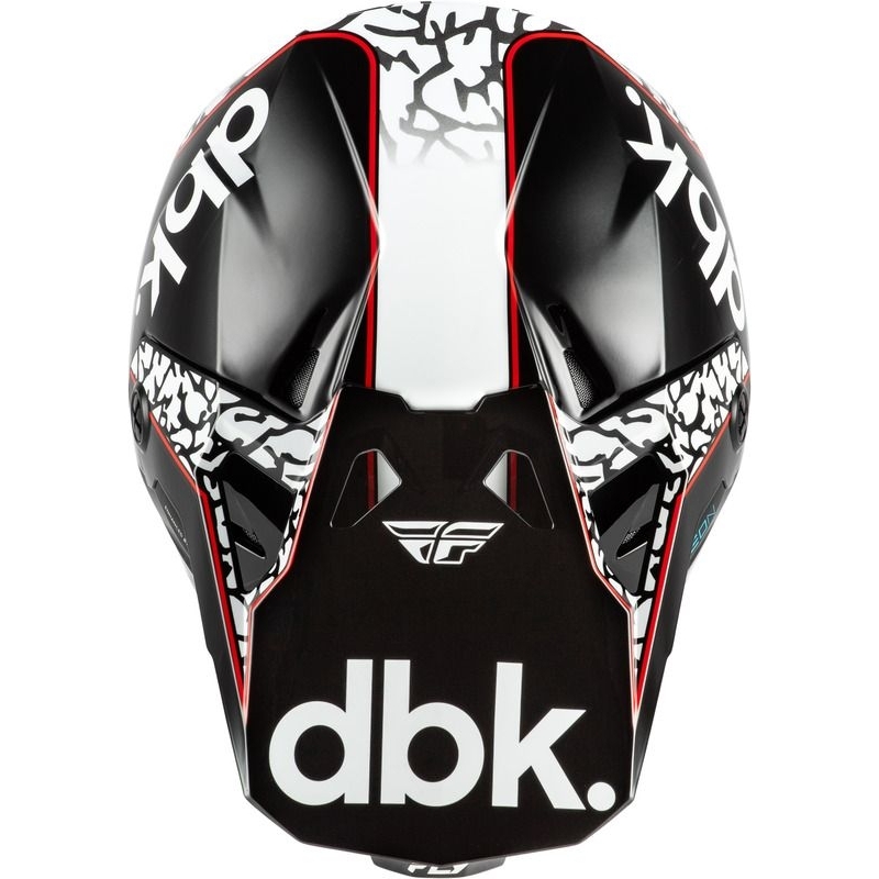 CASQUE MOTOCROSS FLY RACING FORMULA CP DBK NOIR/BLANC/ROUGE