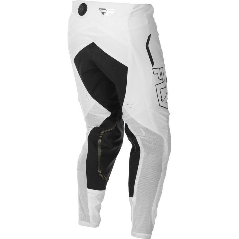 PANTALON MOTOCROSS FLY RACING EVOLUTION DST LE FLASH BLANC/ARGENT
