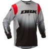 MAILLOT MOTOCROSS FLY RACING KINETIC DBK GRIS/NOIR/ROUGE