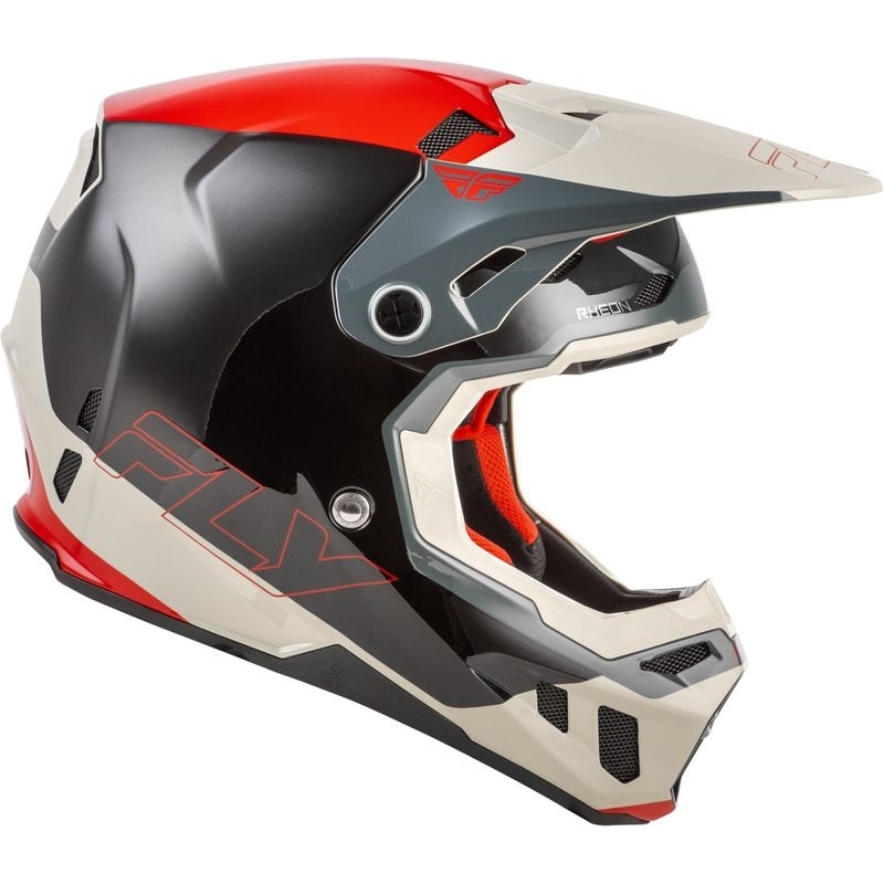 CASQUE MOTOCROSS FLY RACING FORMULA CC GLIDE NOIR/ROUGE/GRIS