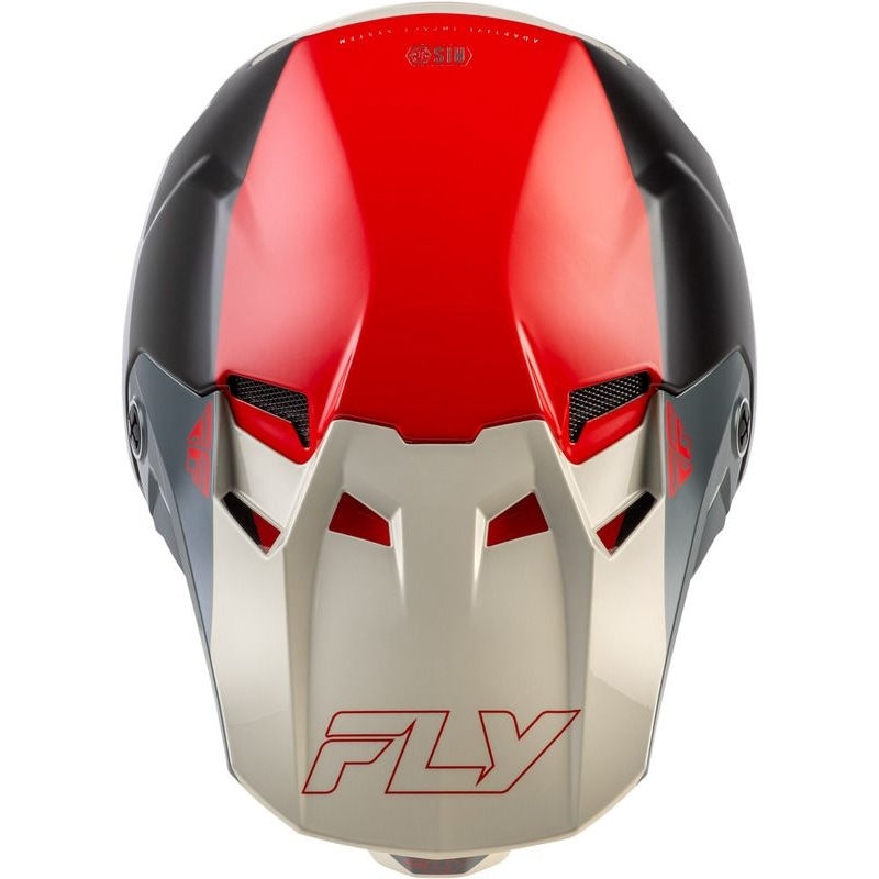CASQUE MOTOCROSS FLY RACING FORMULA CC GLIDE NOIR/ROUGE/GRIS