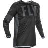 MAILLOT FLY LITE 2021 NOIR/GRIS Maillot moto cross