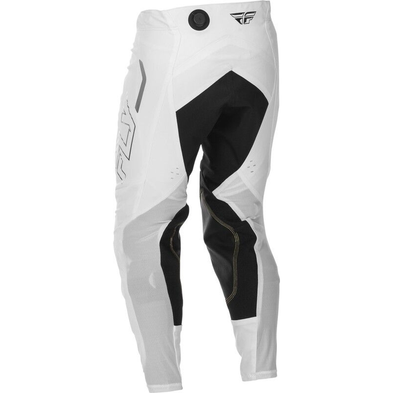 PANTALON MOTOCROSS FLY RACING EVOLUTION DST LE FLASH BLANC/ARGENT