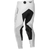 PANTALON MOTOCROSS FLY RACING EVOLUTION DST LE FLASH BLANC/ARGENT