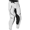 PANTALON MOTOCROSS FLY RACING EVOLUTION DST LE FLASH BLANC/ARGENT