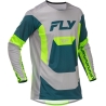 MAILLOT MOTOCROSS FLY RACING LITE GRIS/LIME/TEAL
