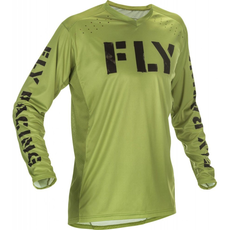 MAILLOT FLY LITE MILITARY 2020 VERT MILITAIRE Maillot moto cross