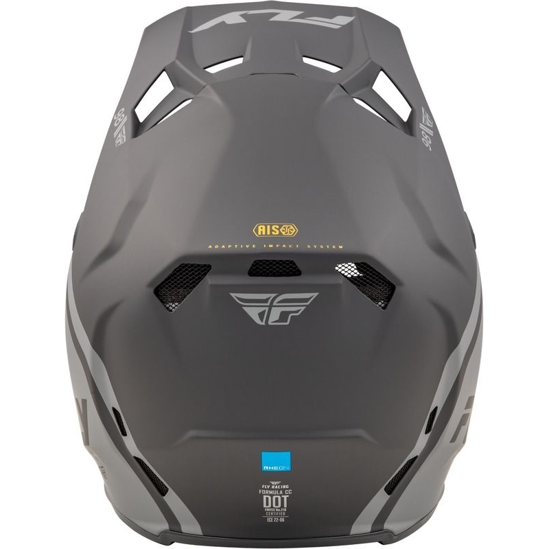 CASQUE CROSS FLY RACING FORMULA CC OBJECTIVE NOIR MAT/GRIS